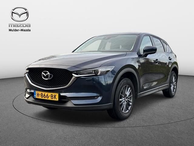 Deep crystal blue metallic (blauw metallic) Occasion 2019 Mazda CX-5 Comfort SUV | € 27.450 (Goede deal) - Afbeelding 1/3
