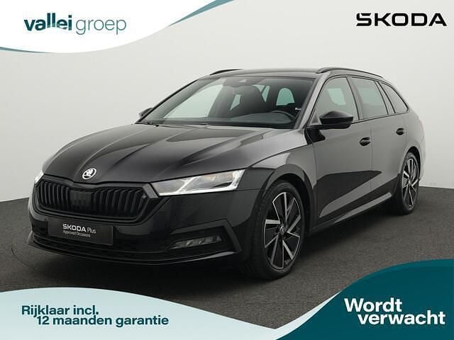 Zwart Gebruikt 2020 Skoda Octavia First Edition Stationwagen | € 23.200 (Eerlijke prijs) - Afbeelding 1/4
