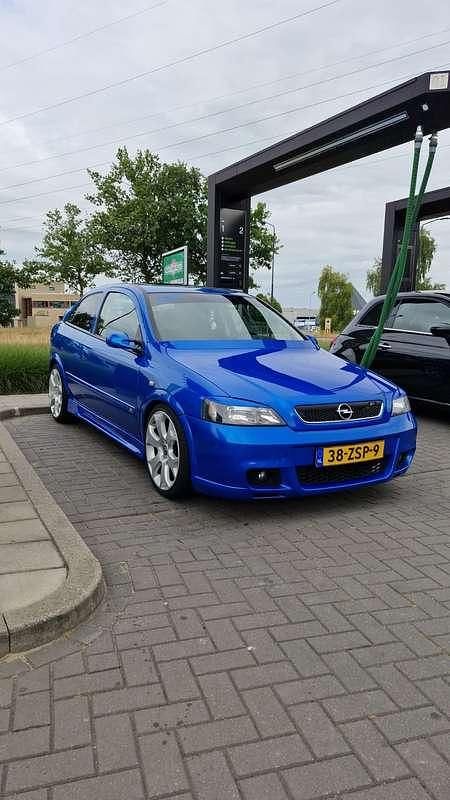 Occasion Opel Astra 160 PK (117 kW) 2000 Blauw Coupé