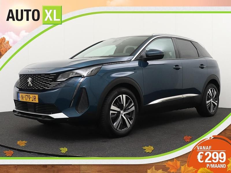 Blauw Gebruikt 2021 Peugeot 3008 Allure SUV | € 22.740 (Iets duurder) - Afbeelding 1/4