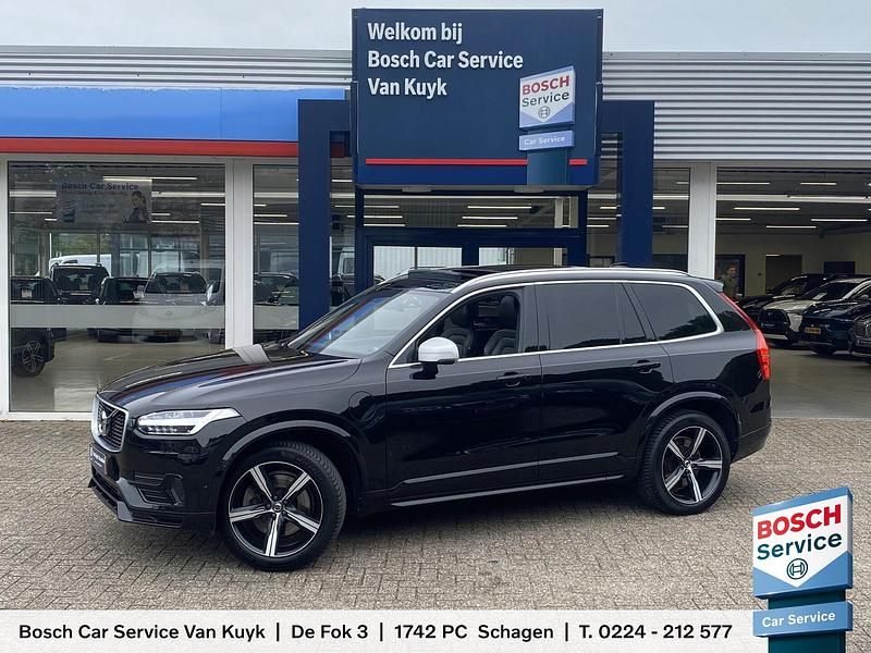 Zwart Gebruikt 2017 Volvo XC90 R-Design SUV | € 29.950 (Eerlijke prijs) - Afbeelding 1/4