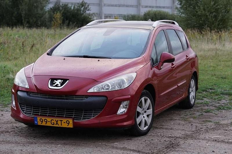 Rood Occasion 2008 Peugeot 308 Stationwagen | € 2.500 (Goede deal) - Afbeelding 1/4