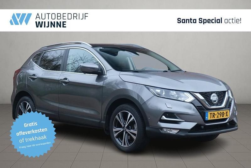 Grijs Gebruikt 2018 Nissan Qashqai N-Connecta SUV | € 14.950 (Eerlijke prijs) - Afbeelding 1/4