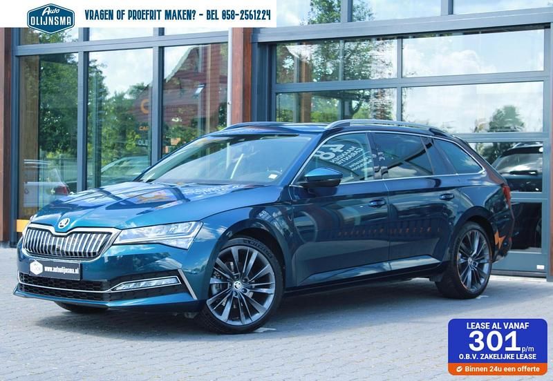 Blauw Gebruikt 2020 Skoda Superb Business Line Stationwagen | € 22.494 (Goede deal) - Afbeelding 1/4