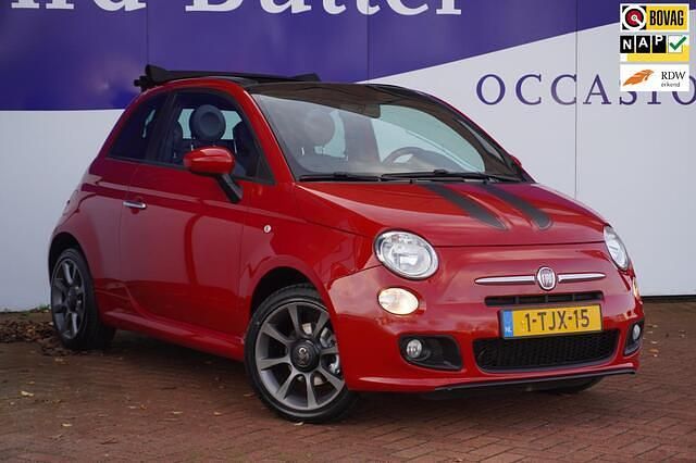 Rood Occasion 2014 Fiat 500C Abarth Cabriolet | € 5.999 (Eerlijke prijs) - Afbeelding 1/4