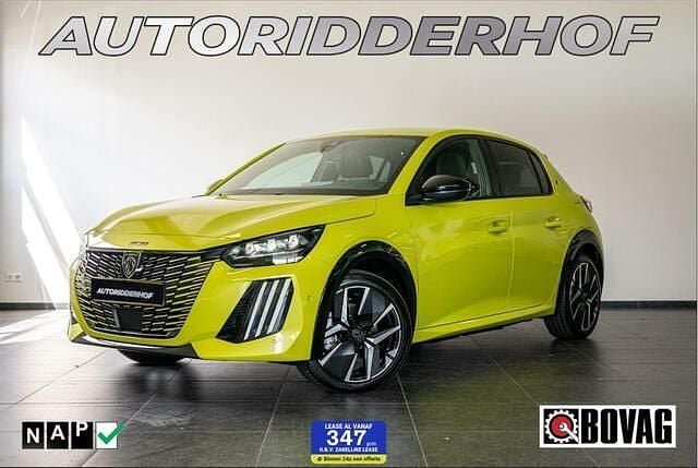Geel Gebruikt 2024 Peugeot e-208 GTi Hatchback | € 25.950 (Duur) - Afbeelding 1/4