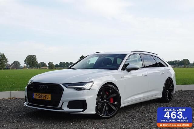 Wit Gebruikt 2022 Audi A6 S-Line Stationwagen | € 34.950 (Goede deal) - Afbeelding 1/4
