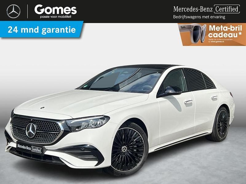 Wit Gebruikt 2024 Mercedes E300 AMG line Sedan | € 65.950 (Eerlijke prijs) - Afbeelding 1/4