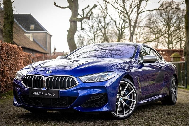 Blauw (metallic) Gebruikt 2019 BMW M850 Comfort Edition Coupé | € 69.450 (Iets duurder) - Afbeelding 1/4