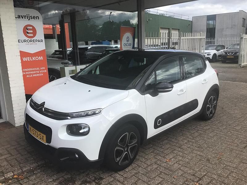 Wit Gebruikt 2018 Citroën C3 PureTech Hatchback | € 10.995 (Iets duurder) - Afbeelding 1/4