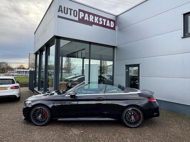 Occasion Mercedes C63S AMG AMG 511 PK (375 kW) 2019 Zwart Cabriolet