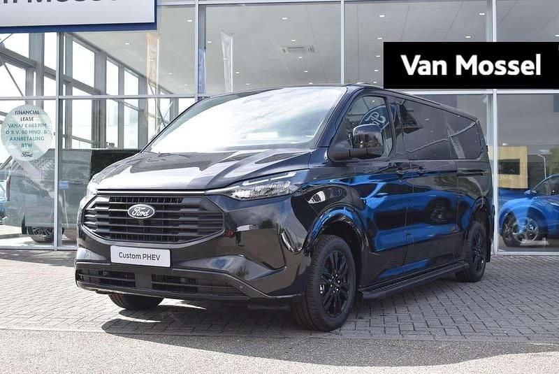 Zwart Nieuw 2025 Ford Transit Custom Platinum Van | € 56.254 (Duur) - Afbeelding 1/4