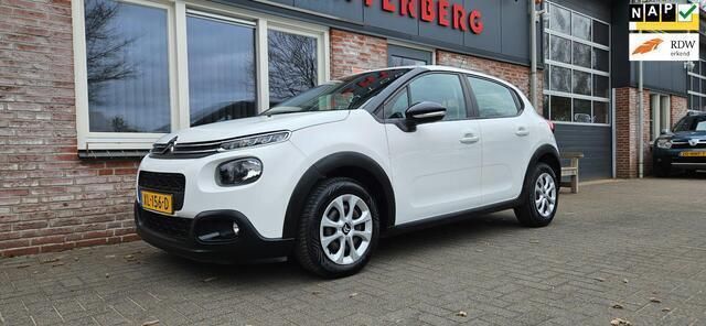 Wit Gebruikt 2019 Citroën C3 Feel Hatchback | € 9.950 (Eerlijke prijs) - Afbeelding 1/4