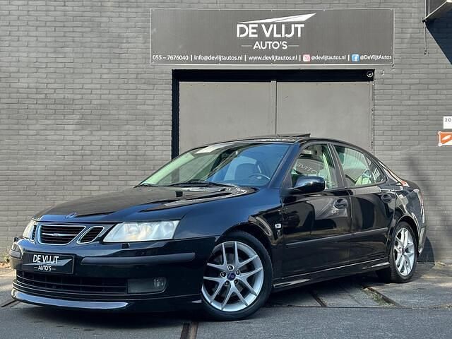 Zwart Gebruikt 2004 Saab 9-3 Aero Sedan | € 4.950 (Goede deal) - Afbeelding 1/4