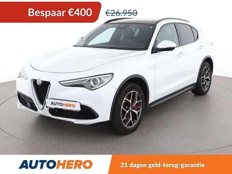 Wit Gebruikt 2018 Alfa Romeo Stelvio Super SUV | € 26.749 (Goede deal) - Afbeelding 1/3
