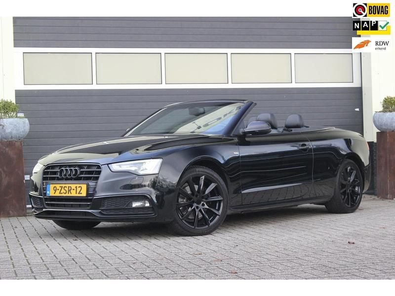 Zwart Occasion 2015 Audi A5 Cabriolet Sport Cabriolet | € 17.500 (Goede deal) - Afbeelding 1/4