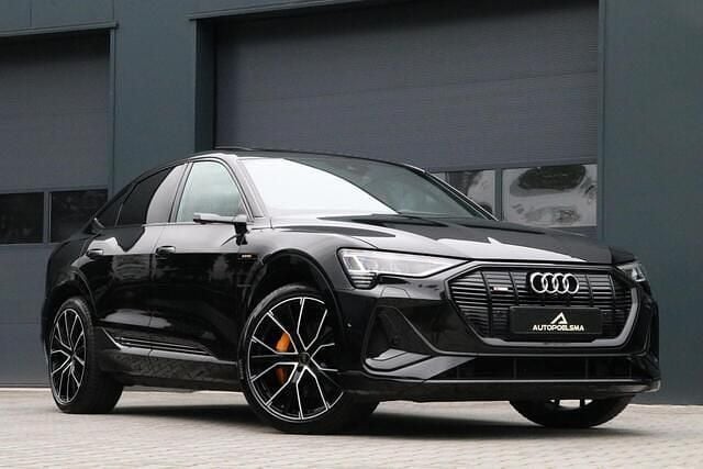 Zwart Gebruikt 2020 Audi e-tron Sportback S-Line SUV | € 34.949 (Eerlijke prijs) - Afbeelding 1/4