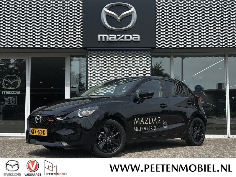 Zwart Gebruikt 2024 Mazda 2 Homura-Line Hatchback | € 22.895 (Eerlijke prijs) - Afbeelding 1/4