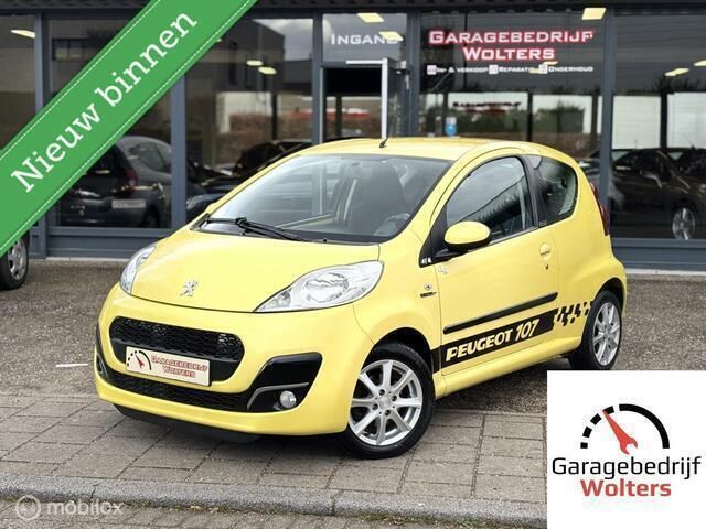 Geel Gebruikt 2012 Peugeot 107 Sportium Hatchback | € 4.250 (Eerlijke prijs) - Afbeelding 1/4