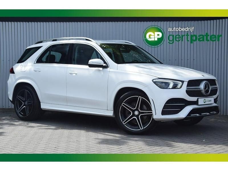 Wit Gebruikt 2022 Mercedes GLE350 AMG line SUV | € 62.900 - Afbeelding 1/4