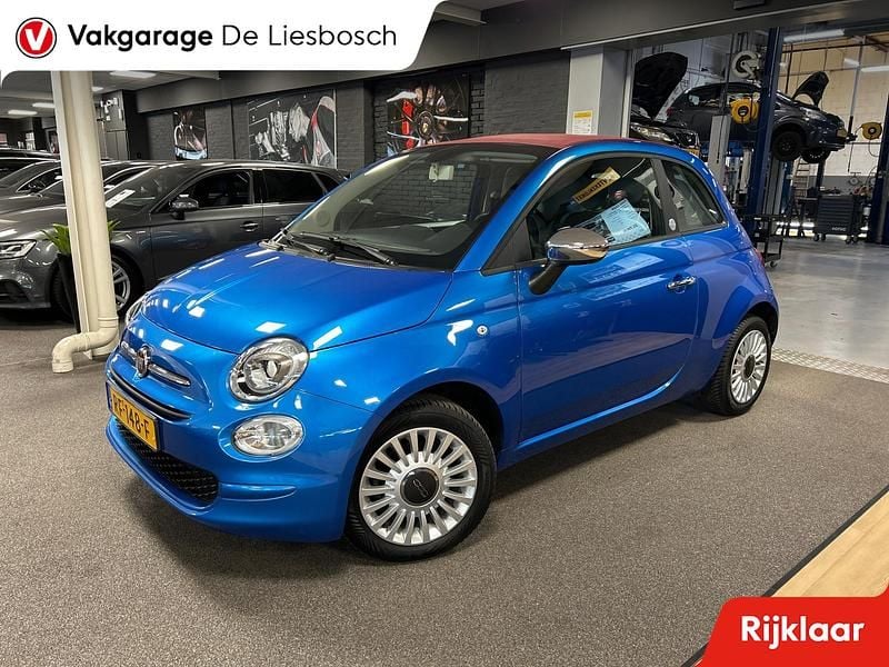 Blauw Gebruikt 2017 Fiat 500C Mirror Cabriolet | € 11.350 (Eerlijke prijs) - Afbeelding 1/4