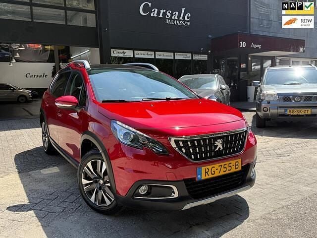 Rood Gebruikt 2017 Peugeot 2008 Allure SUV | € 9.950 (Goede deal) - Afbeelding 1/4