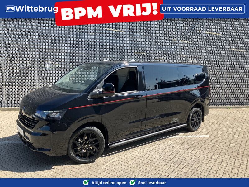 Zwart Nieuw 2024 VW T6.1 Style Van | € 48.950 (Eerlijke prijs) - Afbeelding 1/4
