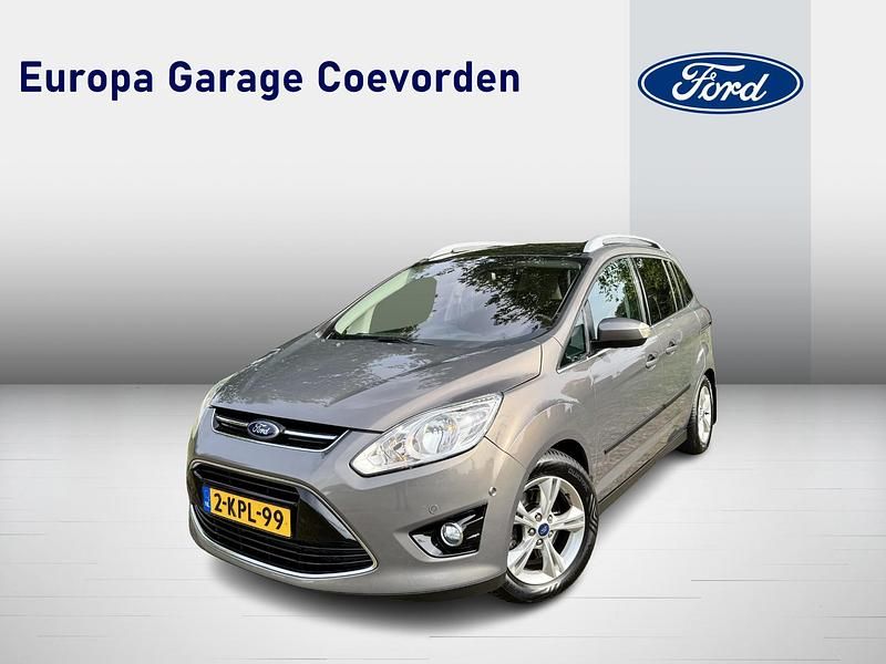 Bruin Gebruikt 2013 Ford Grand C-Max Titanium MPV | € 7.745 - Afbeelding 1/4