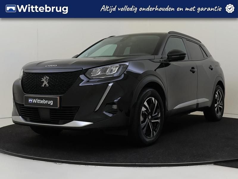Zwart Gebruikt 2021 Peugeot e-2008 Allure SUV | € 16.425 (Goede deal) - Afbeelding 1/3