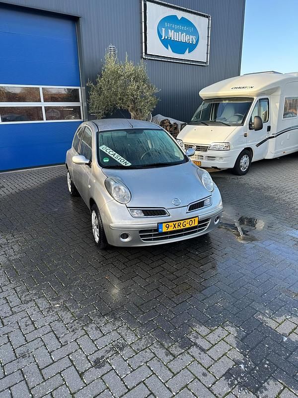 Grijs Gebruikt 2008 Nissan Micra Hatchback | € 1.350 (Eerlijke prijs) - Afbeelding 1/4