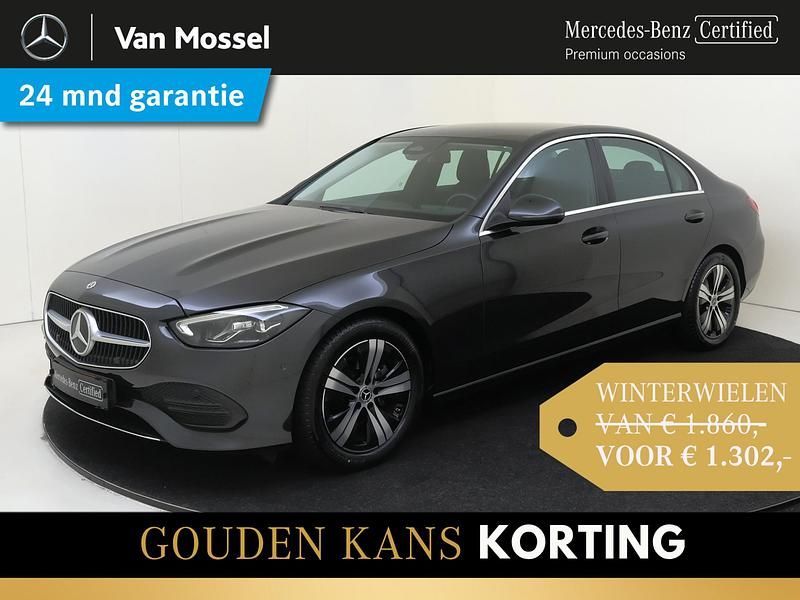 Grijs Gebruikt 2022 Mercedes C180 Luxury Sedan | € 35.945 (Eerlijke prijs) - Afbeelding 1/4