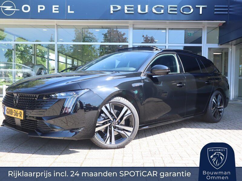Zwart Gebruikt 2024 Peugeot 508 GT Stationwagen | € 41.950 (Duur) - Afbeelding 1/4