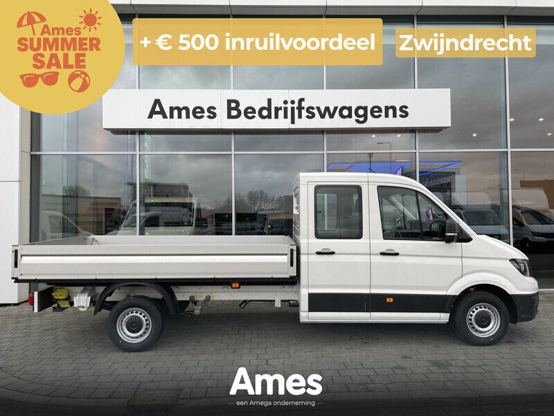 Wit Nieuw 2024 VW Crafter Van | € 39.874 (Duur) - Afbeelding 1/4