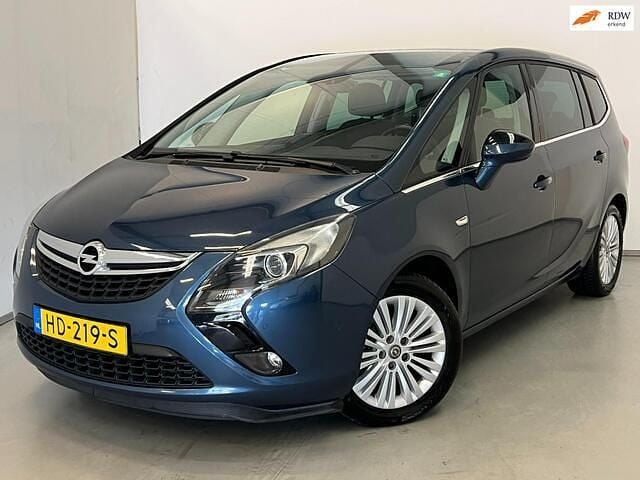 Blauw Gebruikt 2015 Opel Zafira Tourer MPV | € 6.450 (Eerlijke prijs) - Afbeelding 1/4