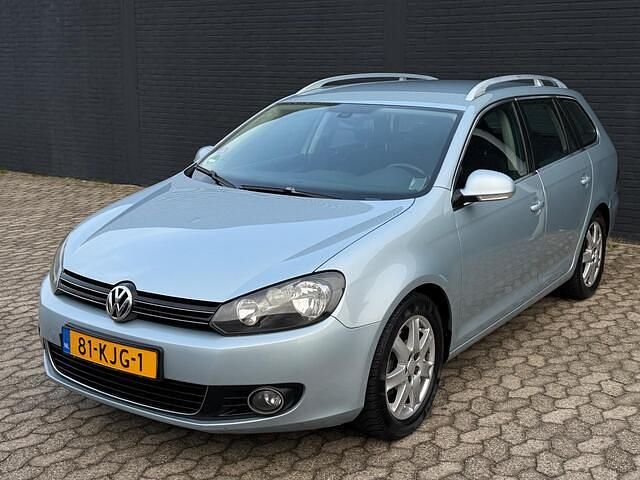 Occasion VW Golf V Highline 122 PK (89 kW) 2009 Blauw Stationwagen