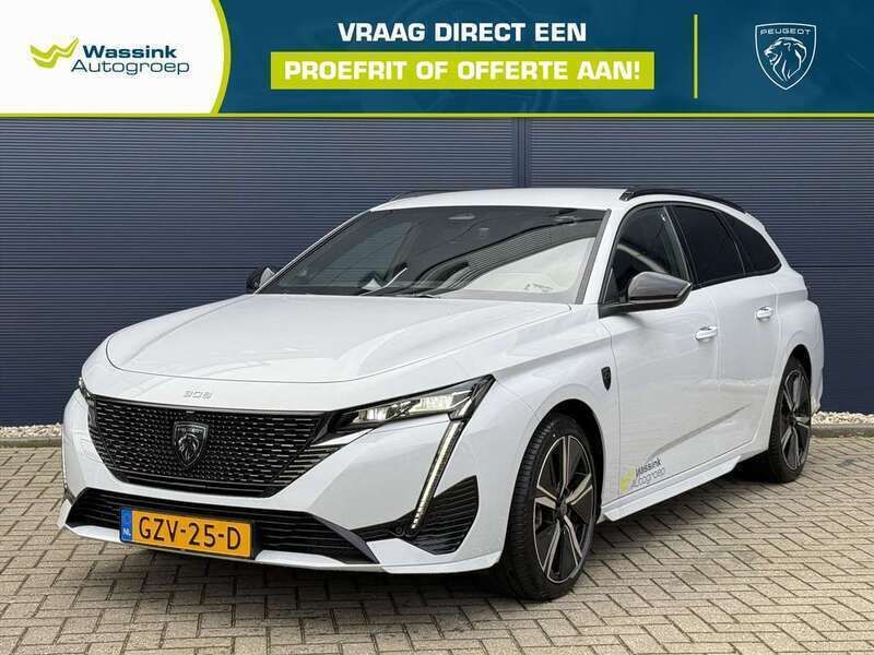 Wit Gebruikt 2025 Peugeot 308 GTi Stationwagen | € 35.390 (Goede deal) - Afbeelding 1/4