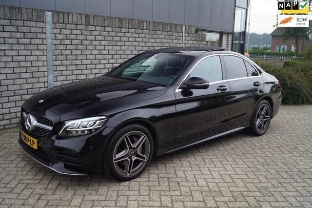 Zwart Gebruikt 2021 Mercedes C180 Business Sedan | € 36.850 (Super prijs) - Afbeelding 1/4