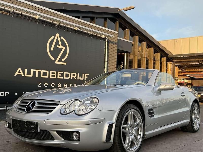 Occasion Mercedes SL55 AMG AMG 500 PK (367 kW) 2002 Zilver Cabriolet