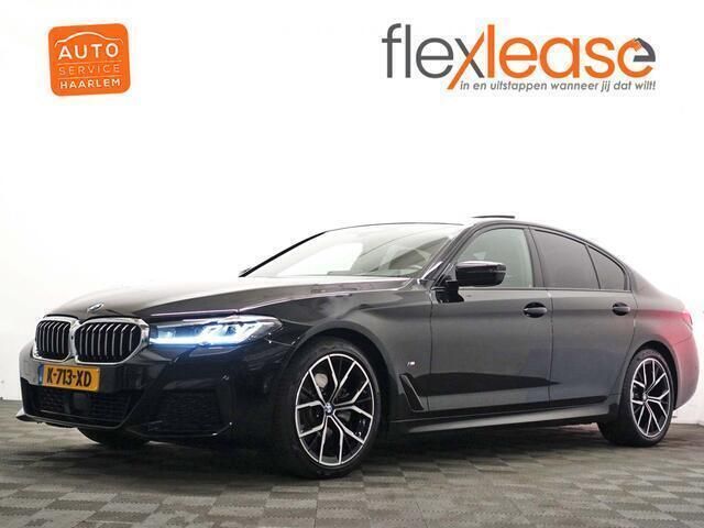 Zwart Gebruikt 2021 BMW 520 M Sport Sedan | € 39.900 (Eerlijke prijs) - Afbeelding 1/4