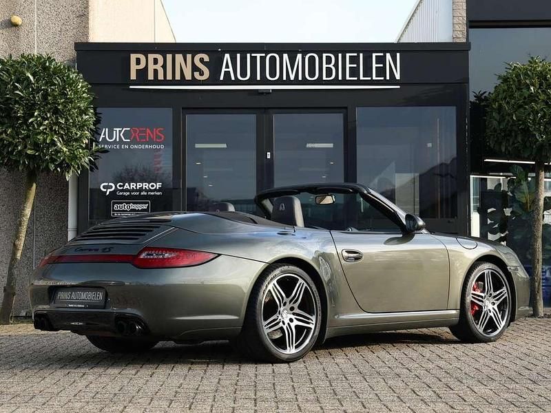 Occasion Porsche 911 Carrera 4S Cabriolet Chrono 385 PK (283 kW) 2009 Groen Cabriolet