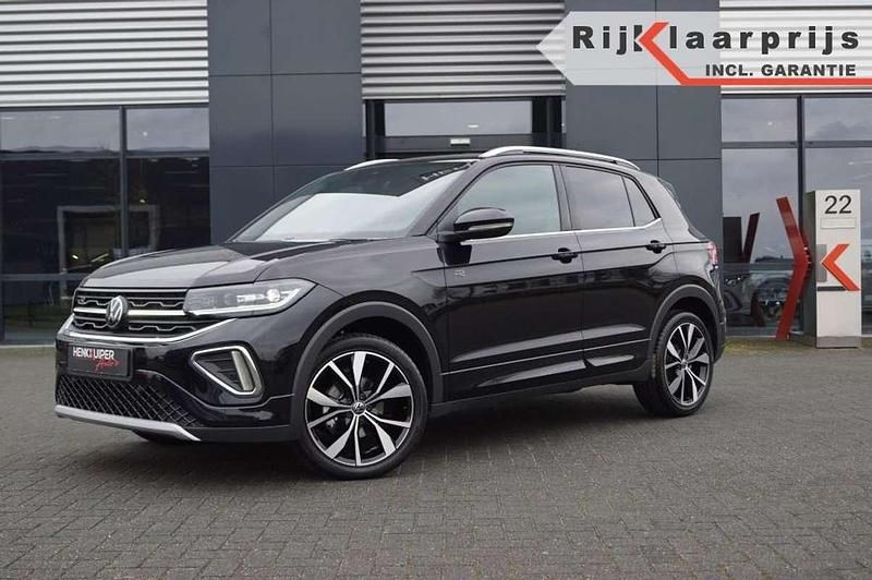 Zwart, metallic lak Gebruikt 2024 VW T-Cross R-line SUV | € 36.450 - Afbeelding 1/4
