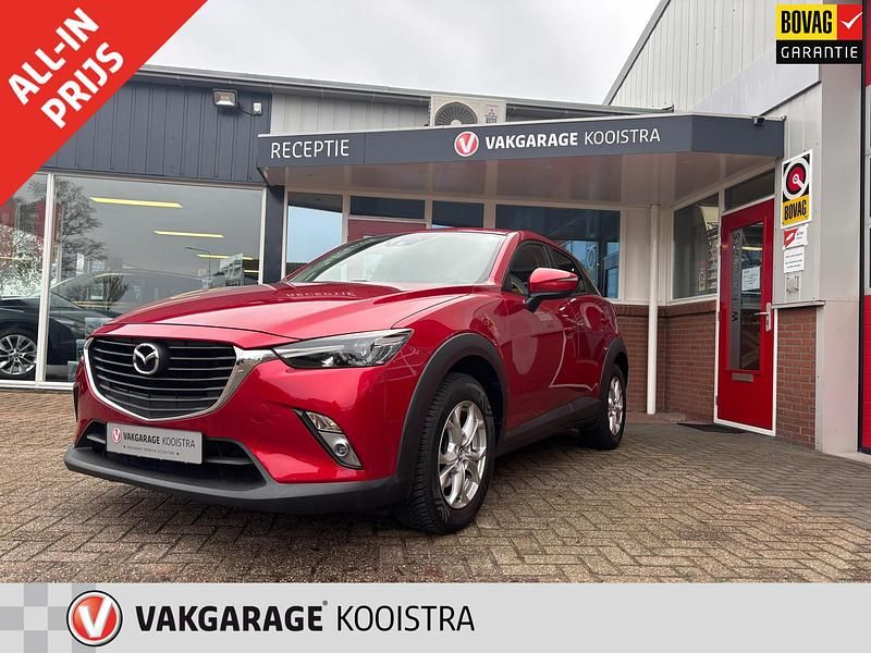 Rood (metallic) Gebruikt 2016 Mazda CX-3 Exclusive SUV | € 14.950 (Eerlijke prijs) - Afbeelding 1/4