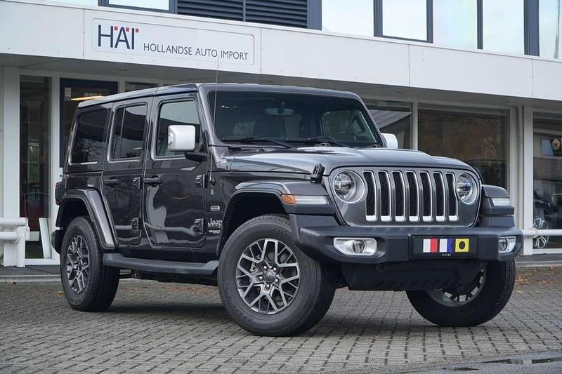 Grijs Gebruikt 2019 Jeep Wrangler Unlimited Overland SUV | € 43.900 (Super prijs) - Afbeelding 1/4
