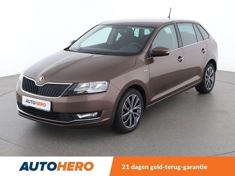 Bruin Gebruikt 2018 Skoda Rapid Ambition Hatchback | € 13.649 (Eerlijke prijs) - Afbeelding 1/3