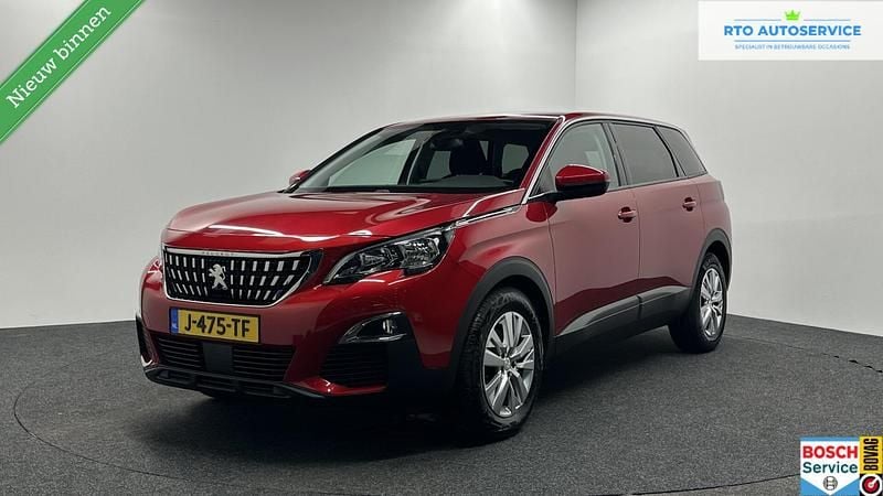Rood Gebruikt 2020 Peugeot 5008 SUV | € 17.000 (Super prijs) - Afbeelding 1/4