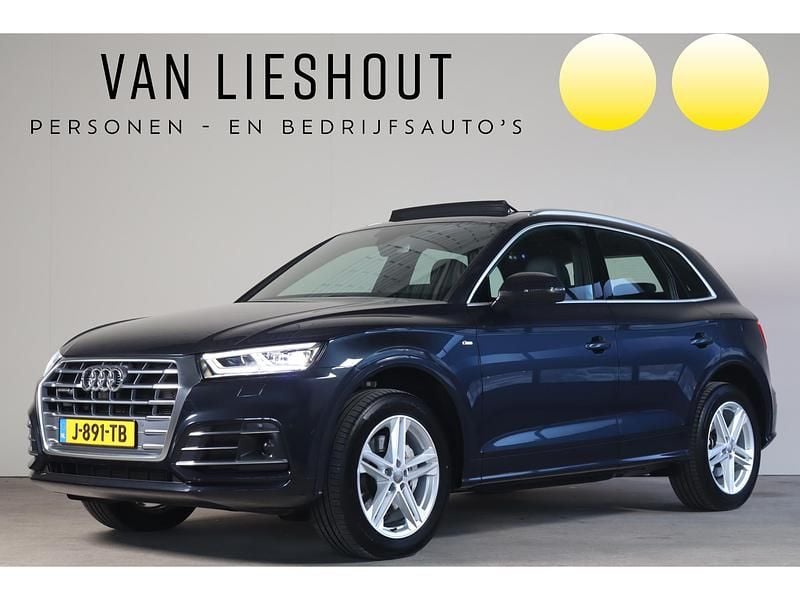 Blauw (metallic) Occasion 2020 Audi Q5 SUV | € 38.650 (Super prijs) - Afbeelding 1/4