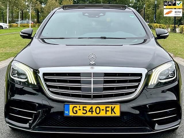 Zwart Gebruikt 2019 Mercedes S450 Premium Plus Sedan | € 51.950 - Afbeelding 1/4