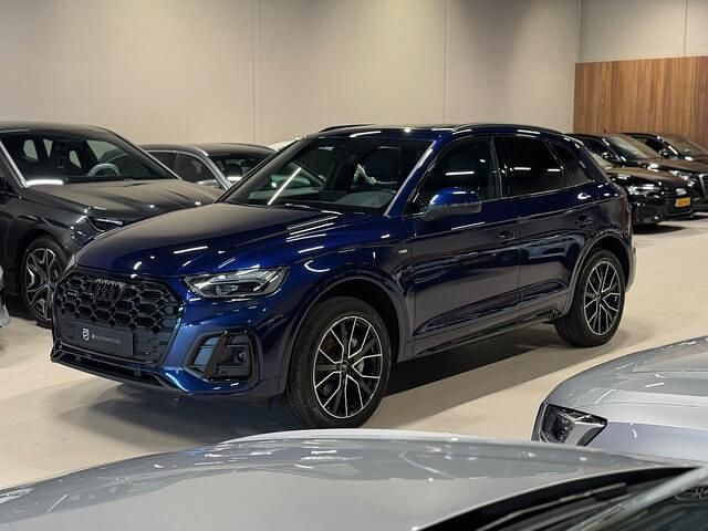 Blauw Gebruikt 2021 Audi Q5 S-Line SUV | € 41.750 (Eerlijke prijs) - Afbeelding 1/4
