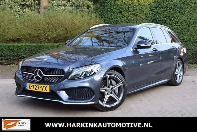 Grijs Gebruikt 2015 Mercedes C250 AMG line Stationwagen | € 18.995 (Eerlijke prijs) - Afbeelding 1/4