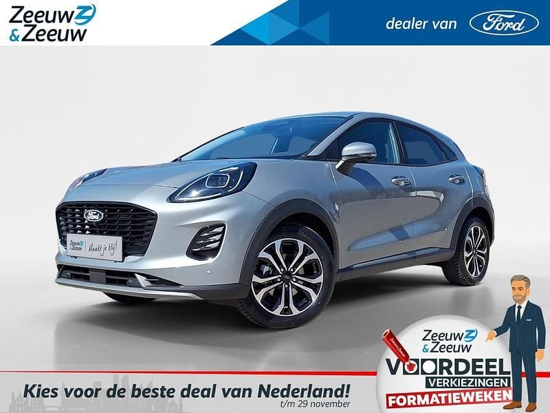 Solar silver Nieuw 2025 Ford Puma Titanium SUV | € 32.695 (Goede deal) - Afbeelding 1/4